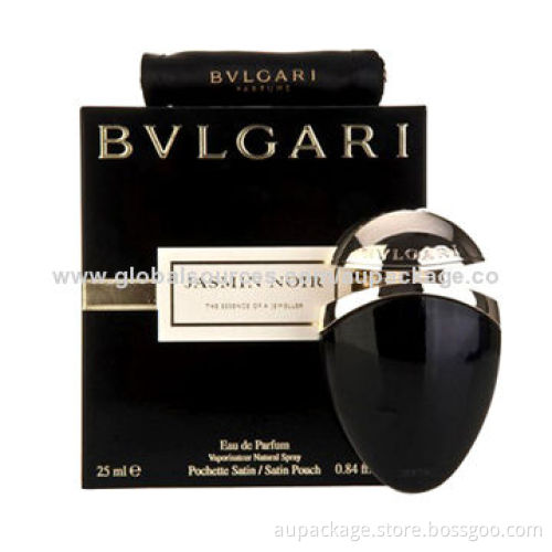 Cosmetic box with gold hot stamping, customized printing and shape